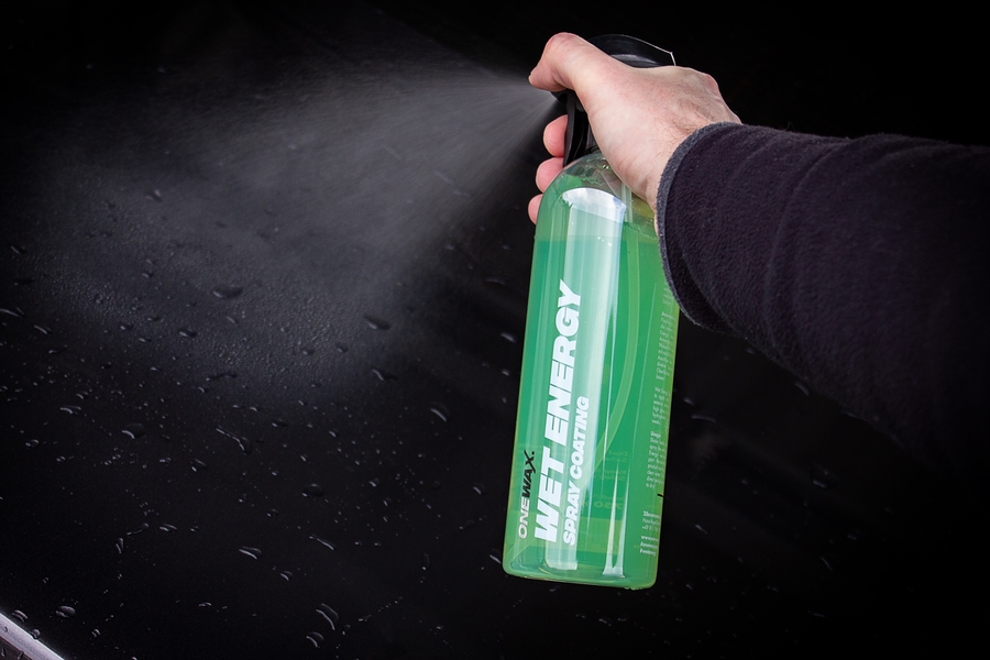 Rychloaplikační sealant na bázi SiO2 OneWax Wet Energy Spray Coating